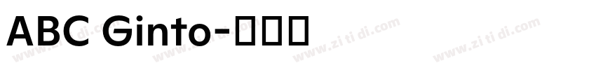 ABC Ginto字体转换